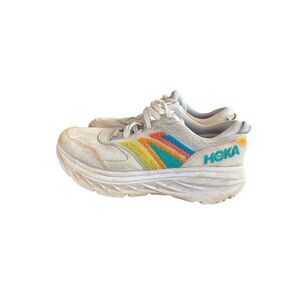 RARE Hoka One One Bondi L Embroidery Pack Arctic Ice Atlantis Men’s 13 Womens 14